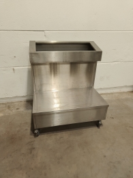 s/s Cutlery trolley